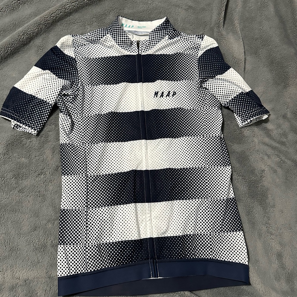 MAAP Black and White Cycling Jersey
